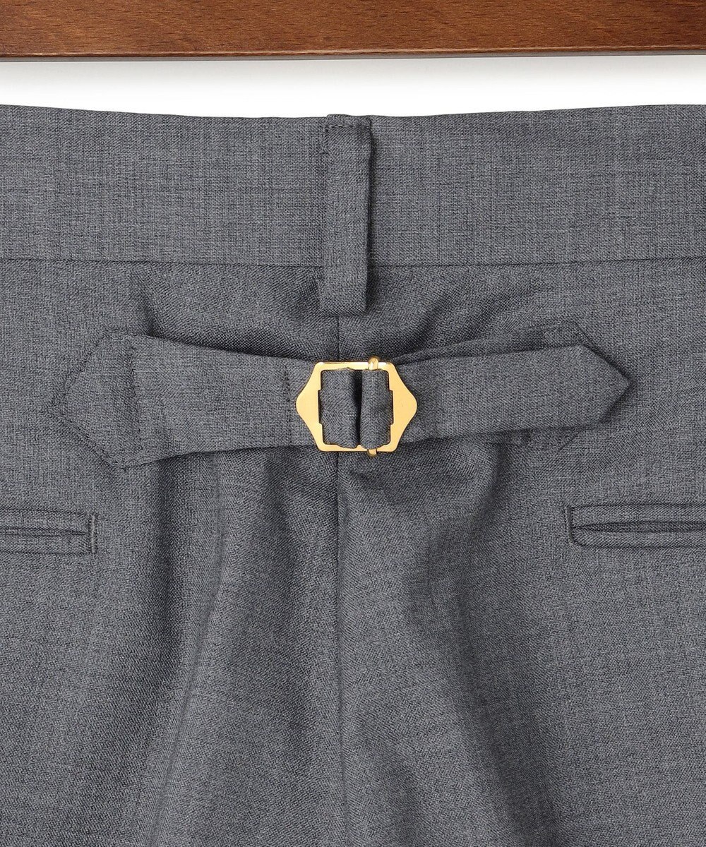 J.PRESS MEN 【J.PRESS ORIGINALS】PEPPIN MERINO TROPICAL PIPED STEM TROUSERS / JAPAN MADE 