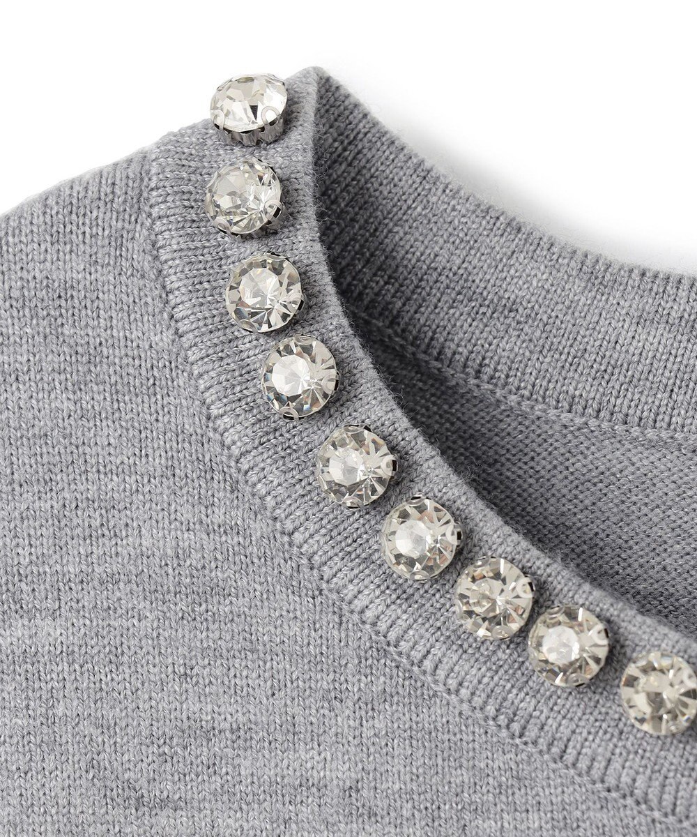 UNFILO ネックビジュー ニット 