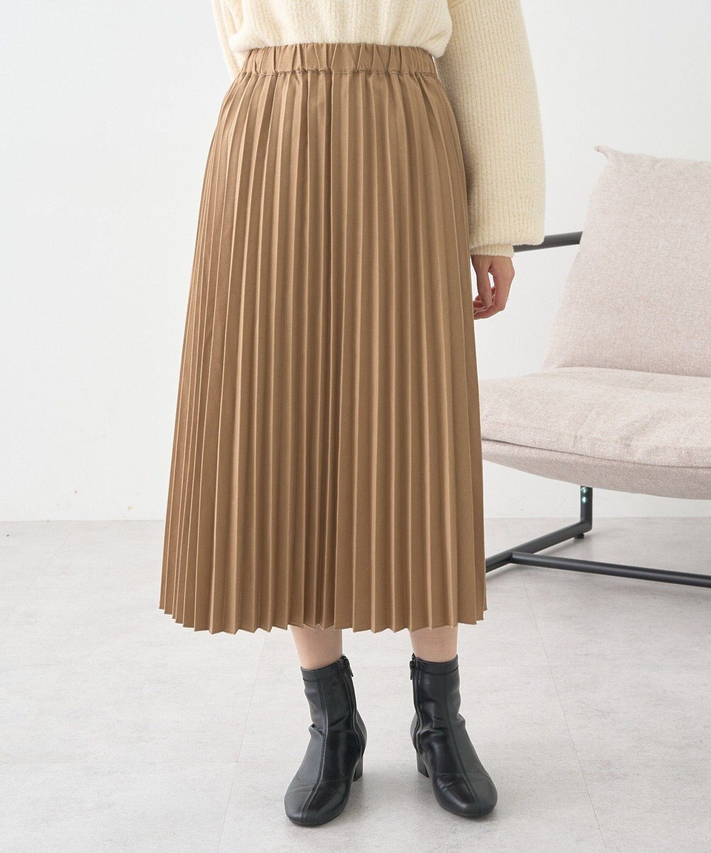 earth music&ecology プリーツミディスカート 