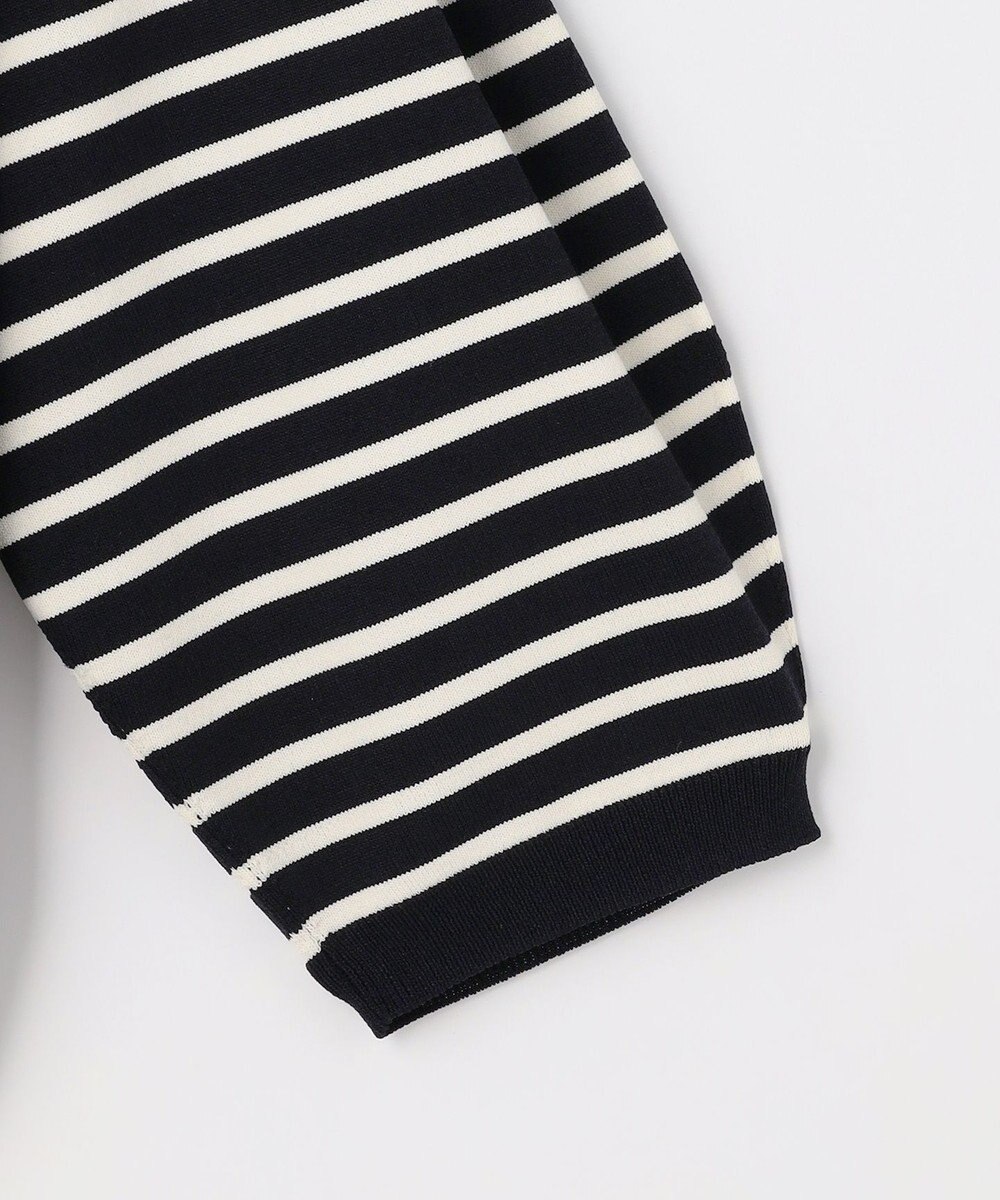 組曲 S 【先行予約・WEB限定】クリアストレッチビジューレーン6分袖 ニット 