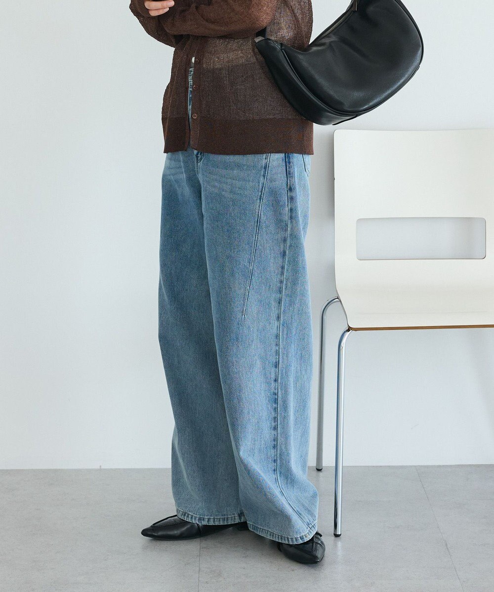 CRAFT STANDARD BOUTIQUE ストレートワイドデニムパンツ 