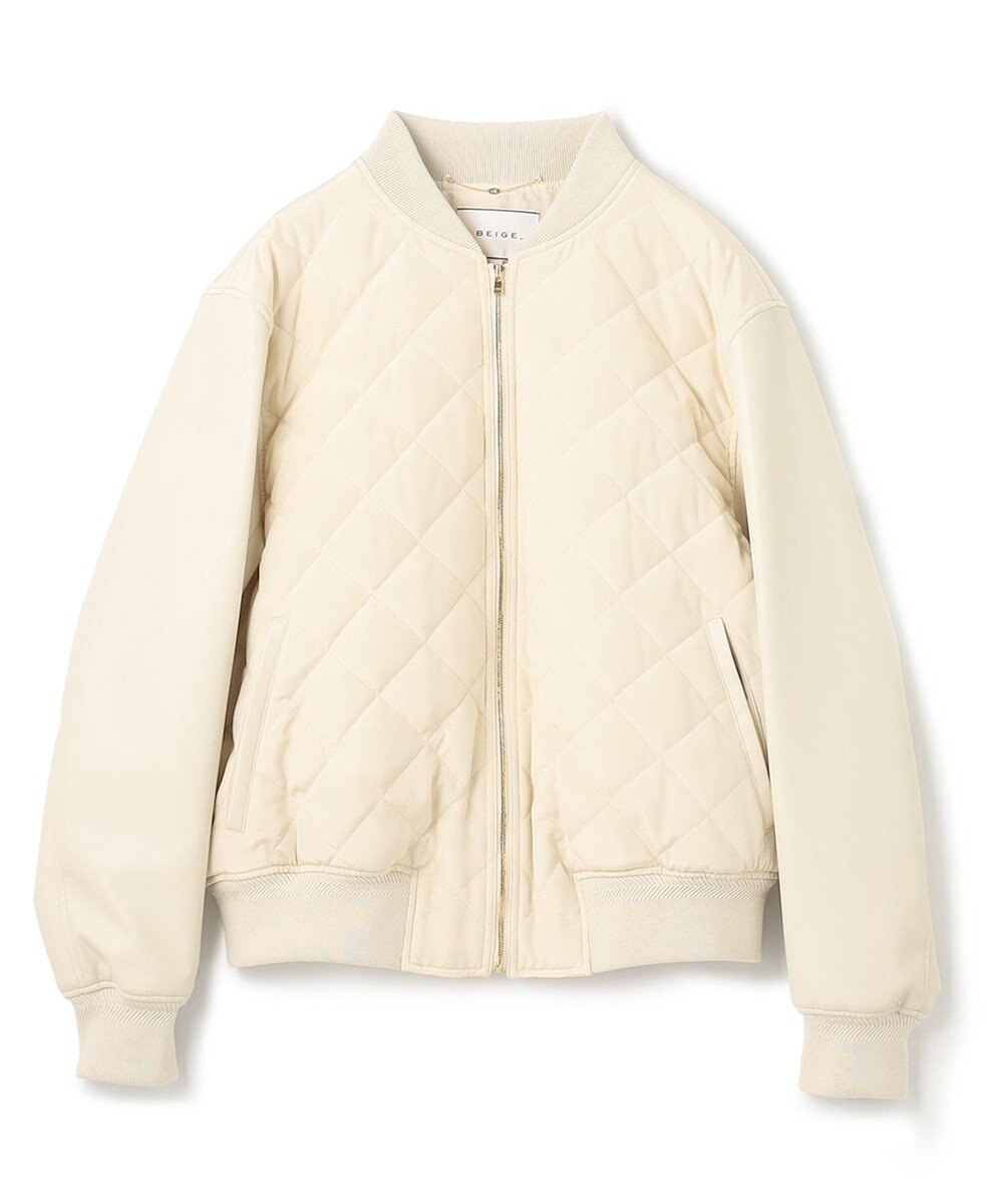 BEIGE， PEONY / スタジアムジャンパー 