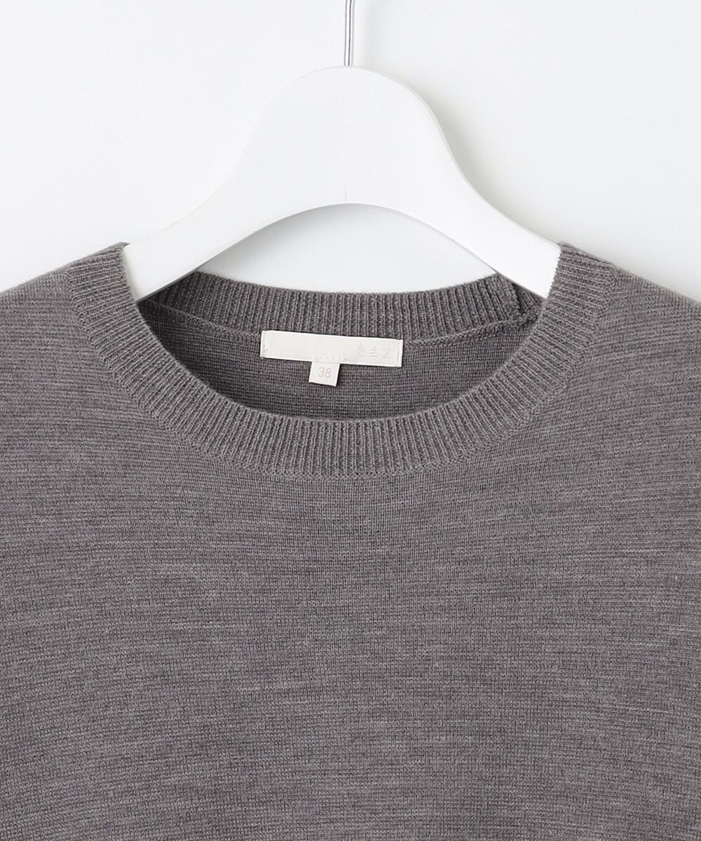 自由区 【カタログ掲載】ウールミラノ異素材 ワンピース 