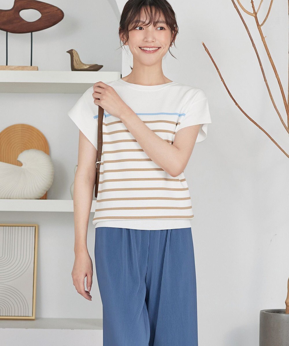 Tiaclasse L フレンチニットプルオーバー 