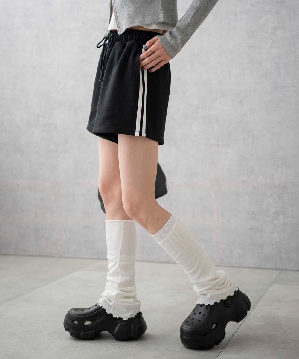 WEGO 【ウエストゴム】スウェットイージーショートパンツ 