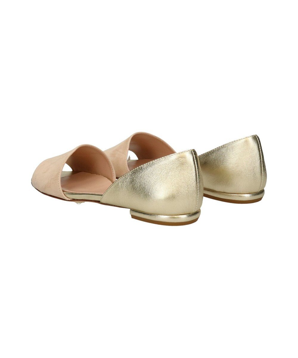 INTER-CHAUSSURES 【INTER-CHAUSSURES】異素材コンビオープントウパンプス 