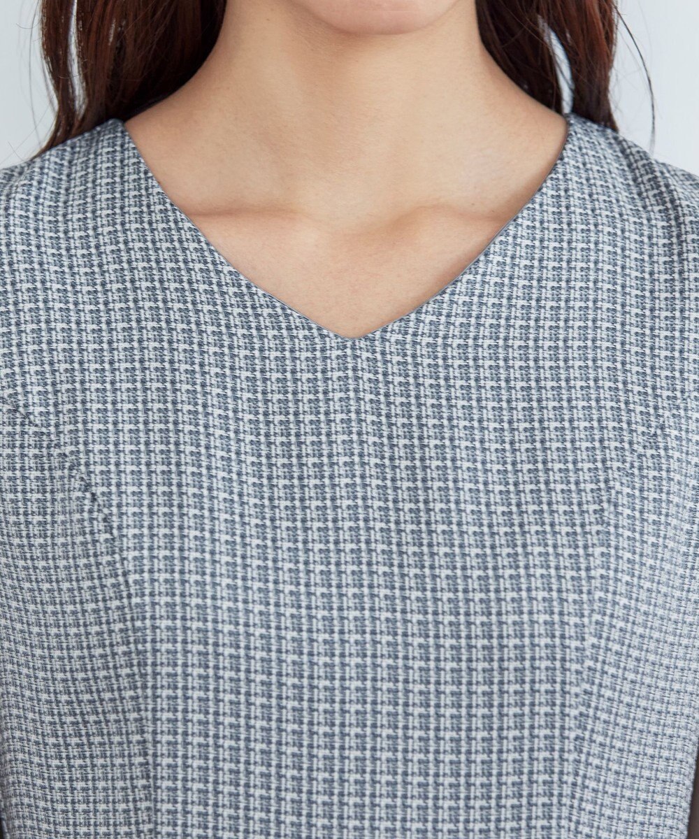 Tiaclasse 【洗える】ツイードタックワンピース 