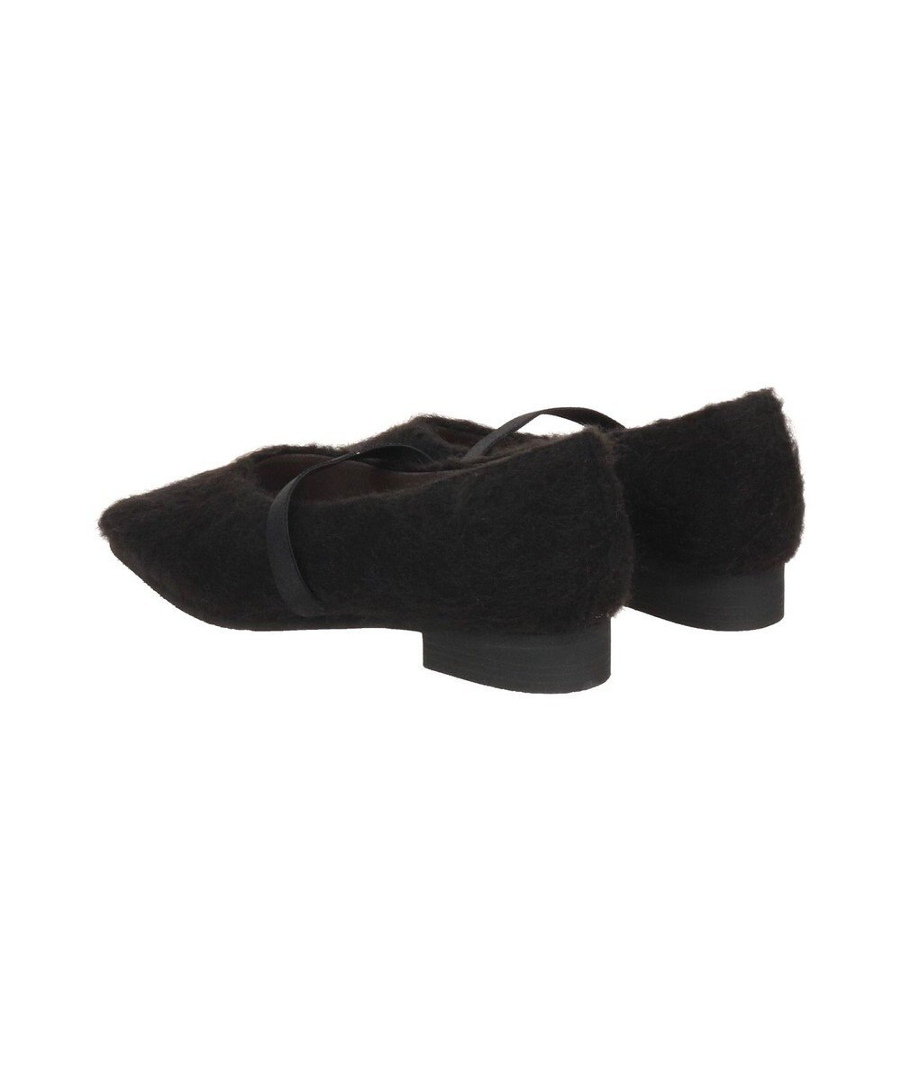 Bridget Birkin 【Bridget Birkin】エラスティックバンドもこもこスクエアバレエシューズ 