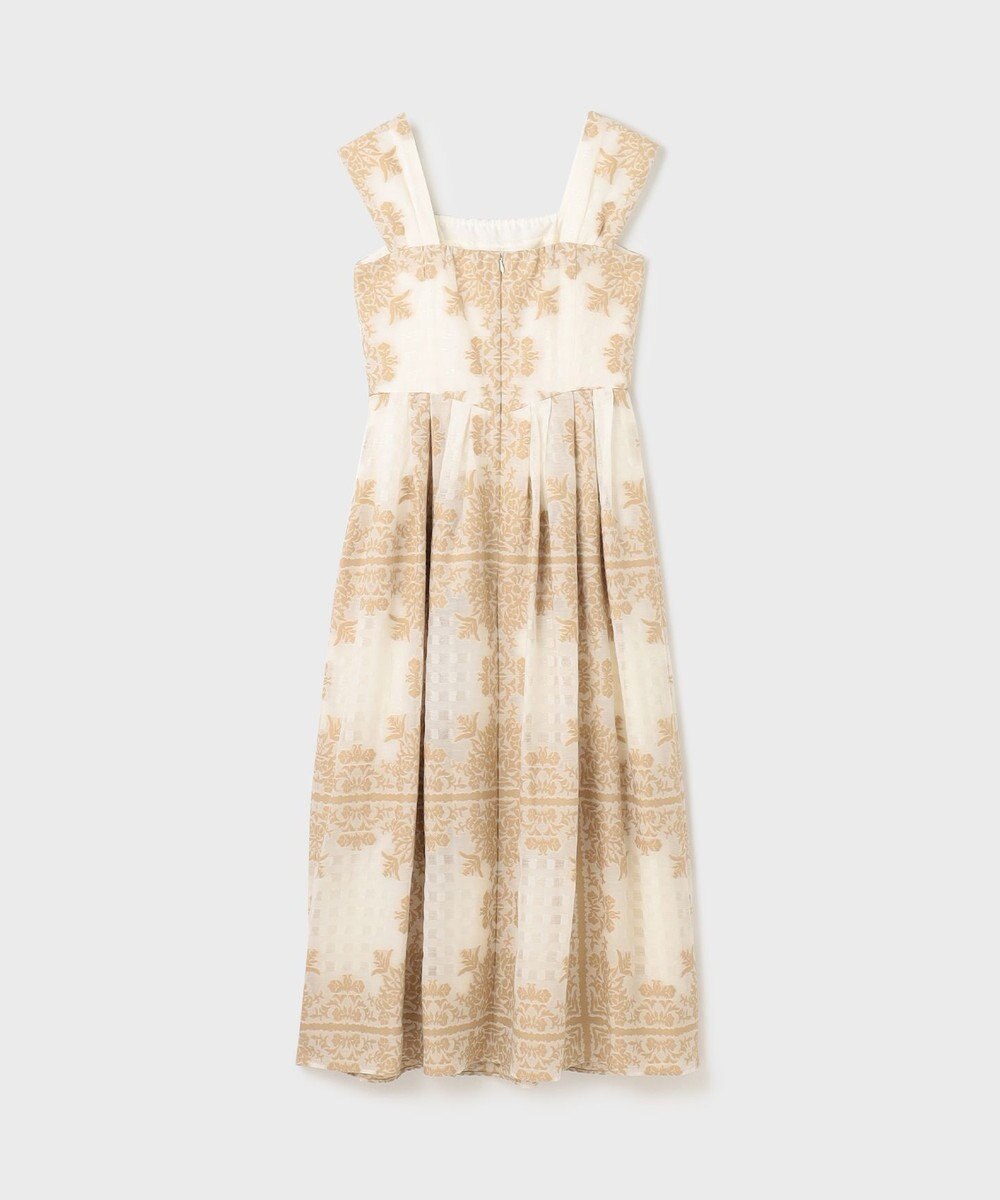 GRACE CONTINENTAL フレームジャガードドレス 