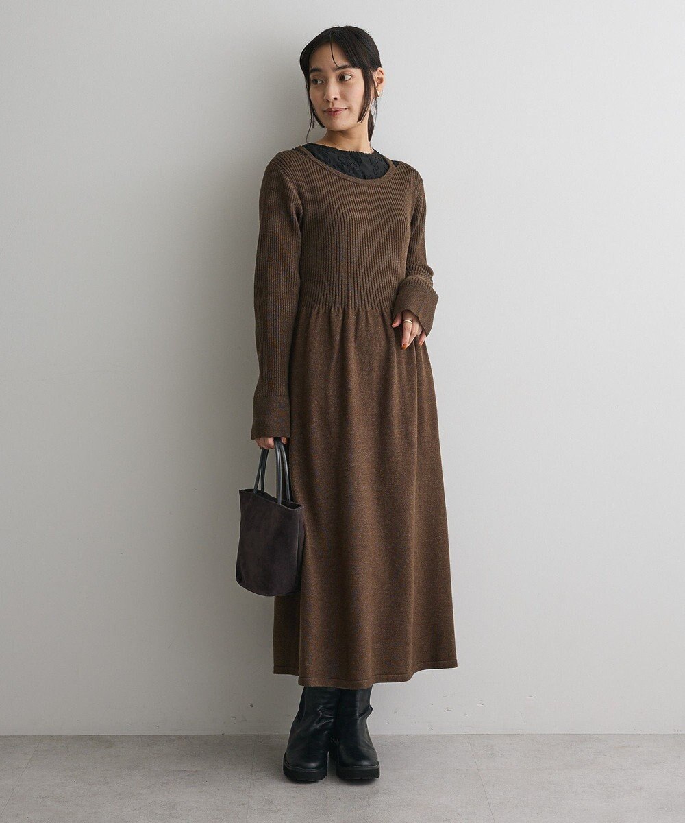 CRAFT STANDARD BOUTIQUE カットアウトニットワンピース 