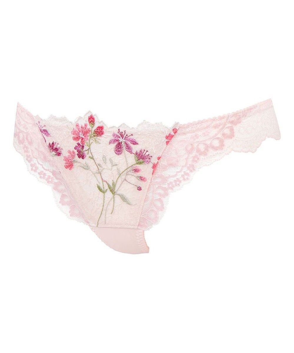 WACOAL ショーツ Tバック 【リボンブラ】 BRB413とペア はきこみ丈あさめ 伸びのよいストレッチレース（バック） レディース PRA413 /ワコール 