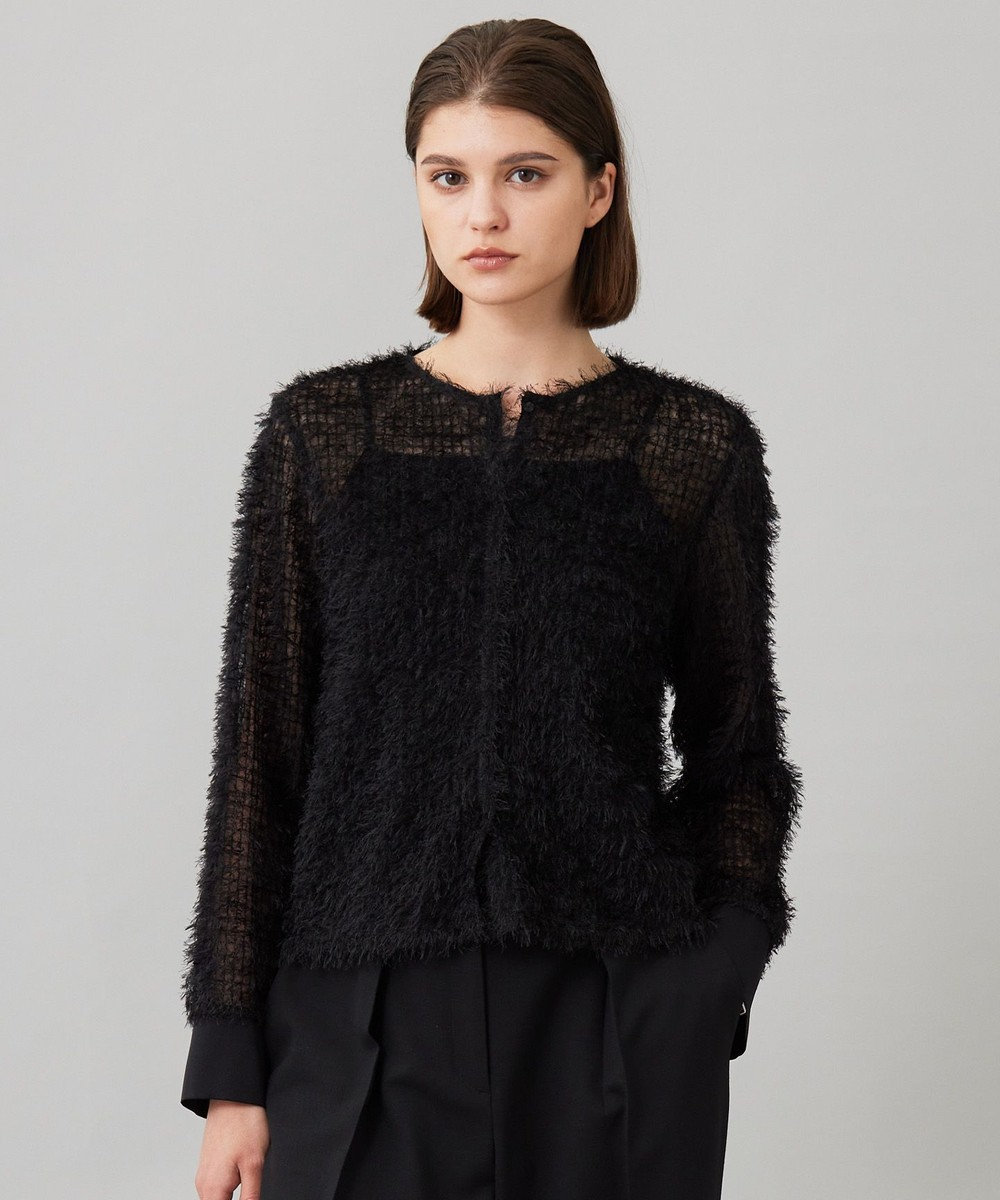 ICB L 【洗える】 フェザーチュール ブラウス 