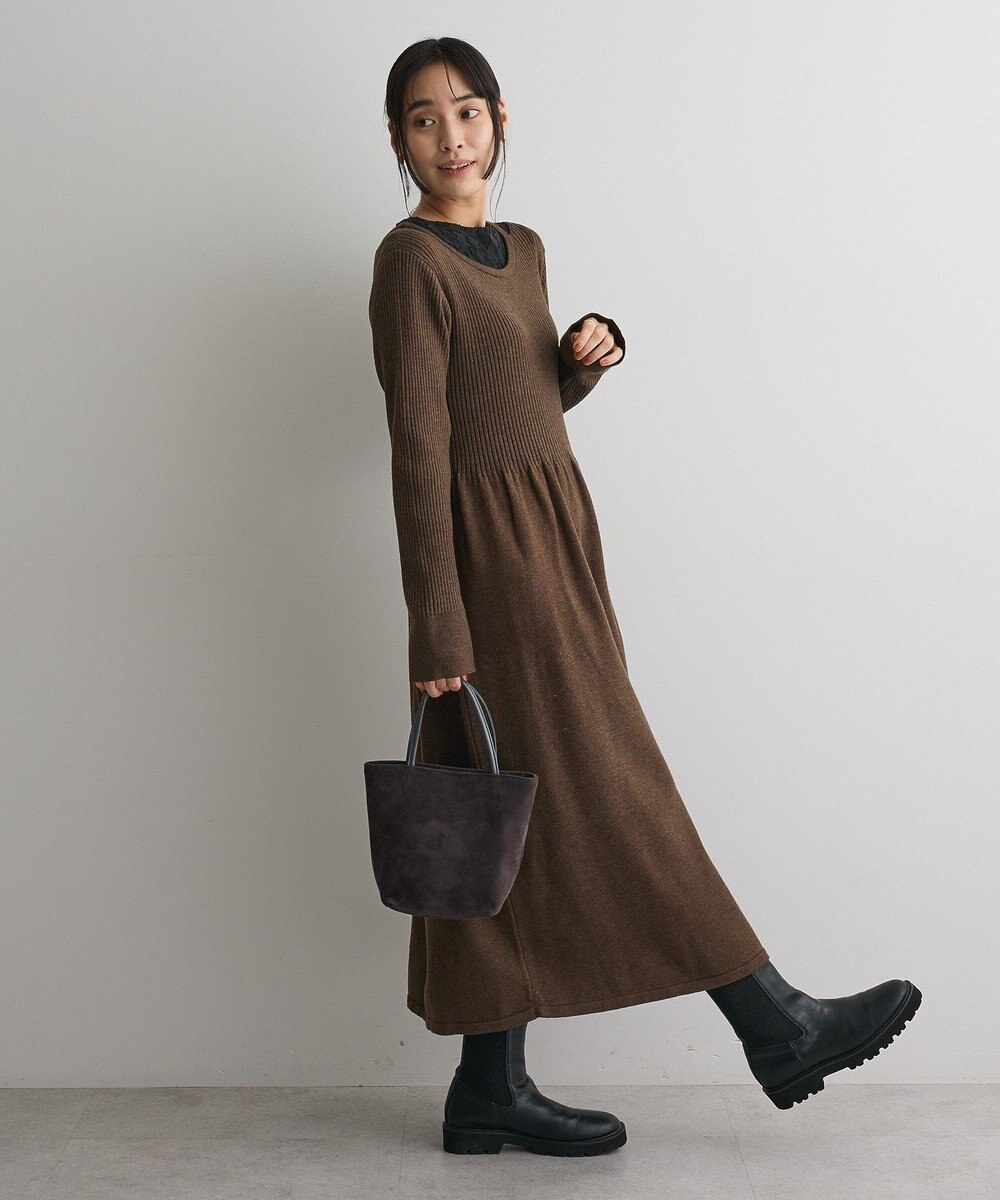 CRAFT STANDARD BOUTIQUE カットアウトニットワンピース 