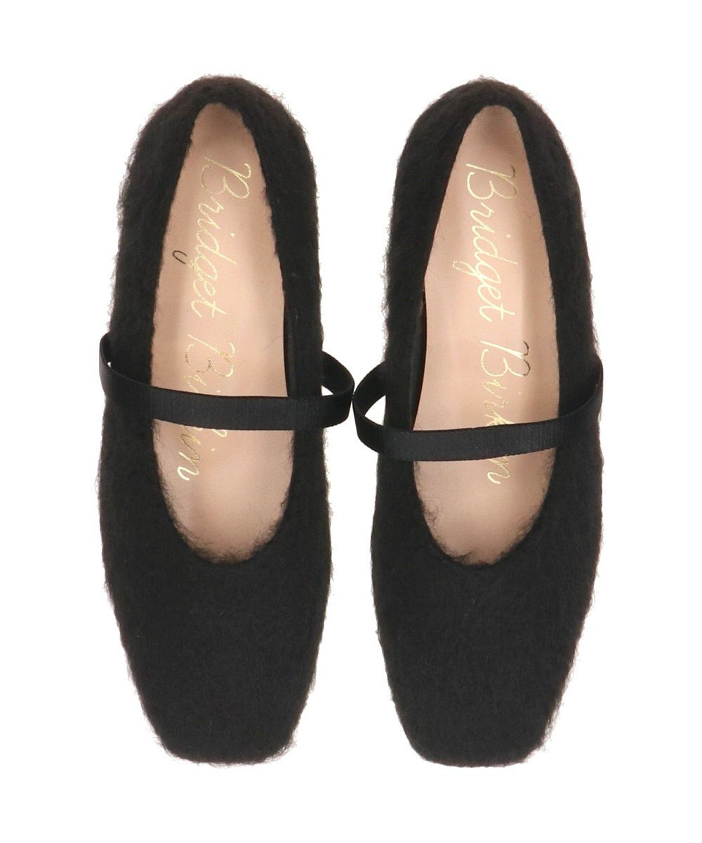 Bridget Birkin 【Bridget Birkin】エラスティックバンドもこもこスクエアバレエシューズ 
