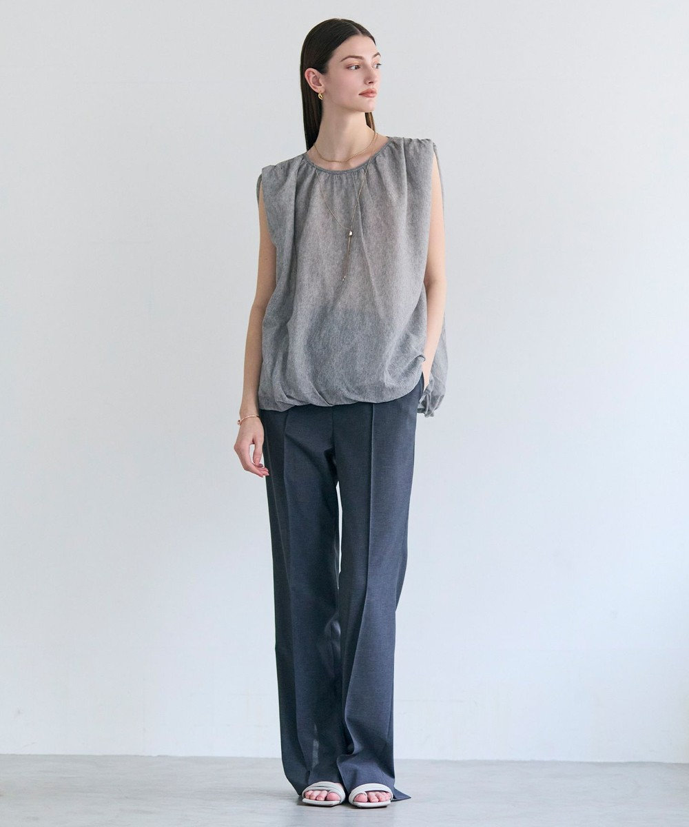 BEIGE， TOPAZ / バルーン シアーニット 