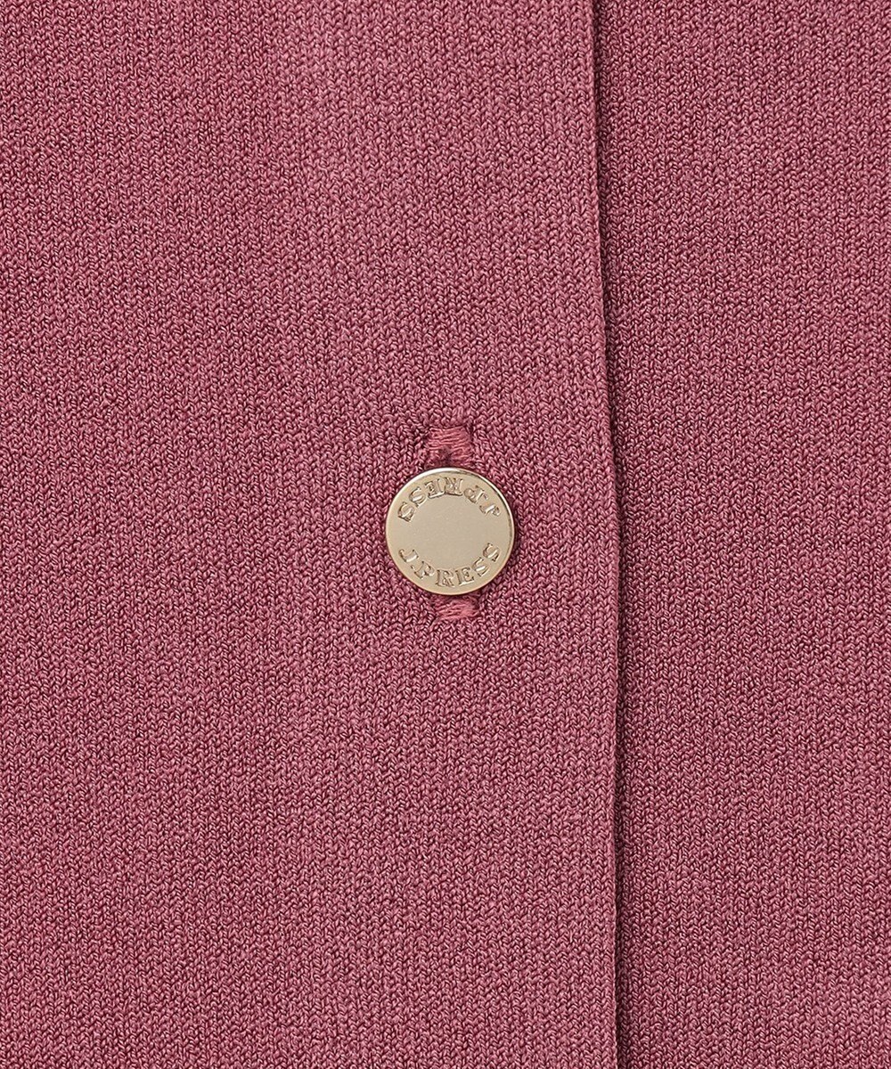 J.PRESS LADIES L 【洗える】レーヨンエリートストレッチ クルーネック カーディガン 