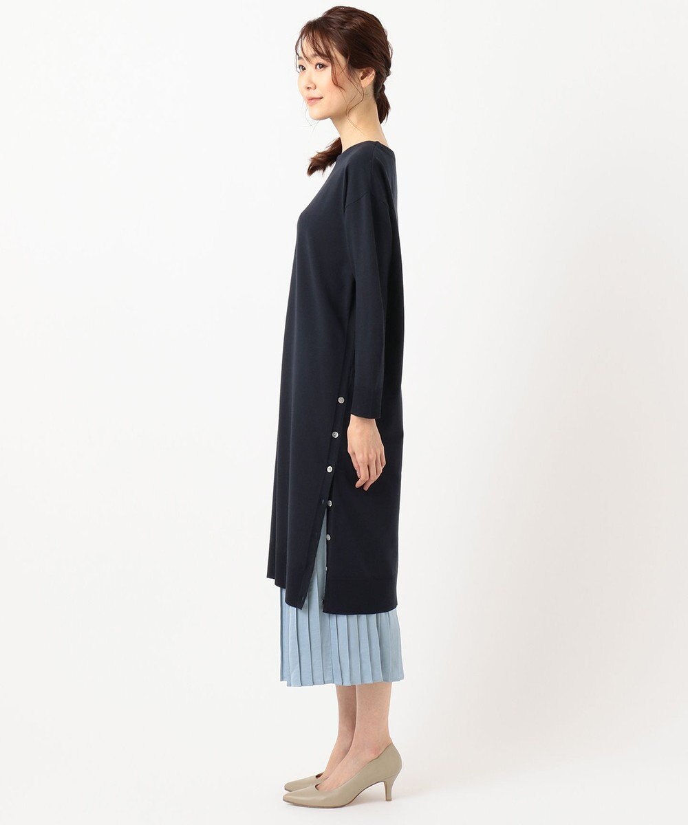 J.PRESS LADIES 【洗える】ワンピ＋プリーツスカート ツインセットワンピース 