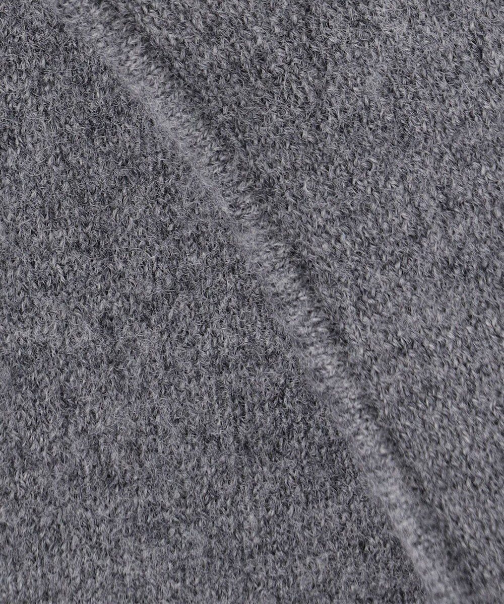 BEIGE， CHICORA / レザーポケット付きウールニットジャケット 