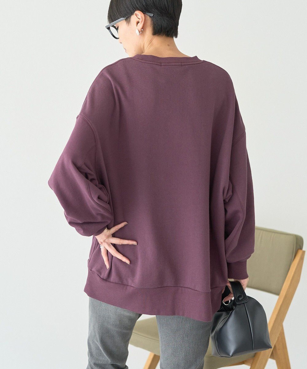 AMERICAN HOLIC カレッジロゴクラックプリント裏毛プルオーバー 