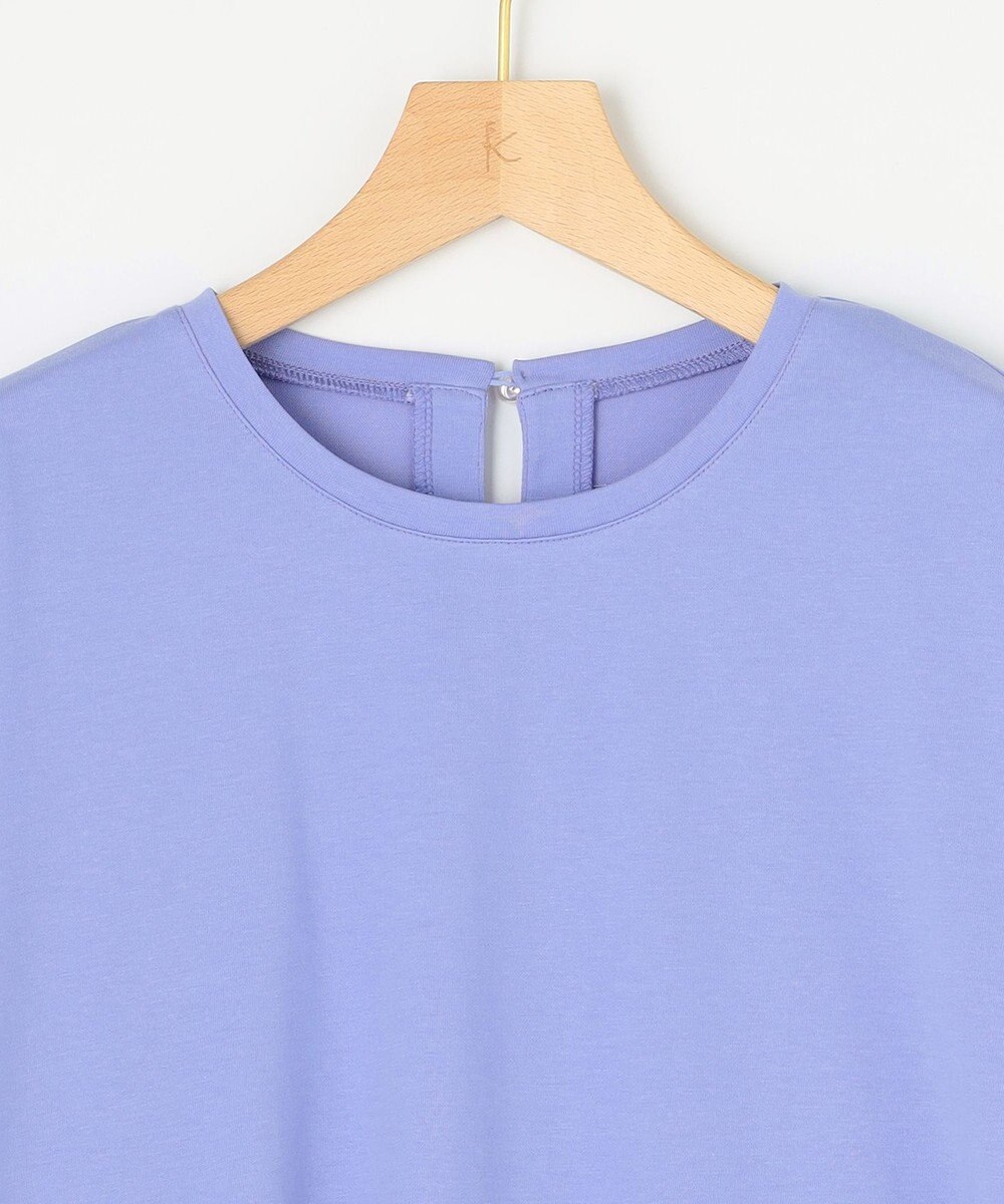 組曲 【汗ジミ防止・撥水】GIZAプレーティング天竺 袖フレア Tシャツ 