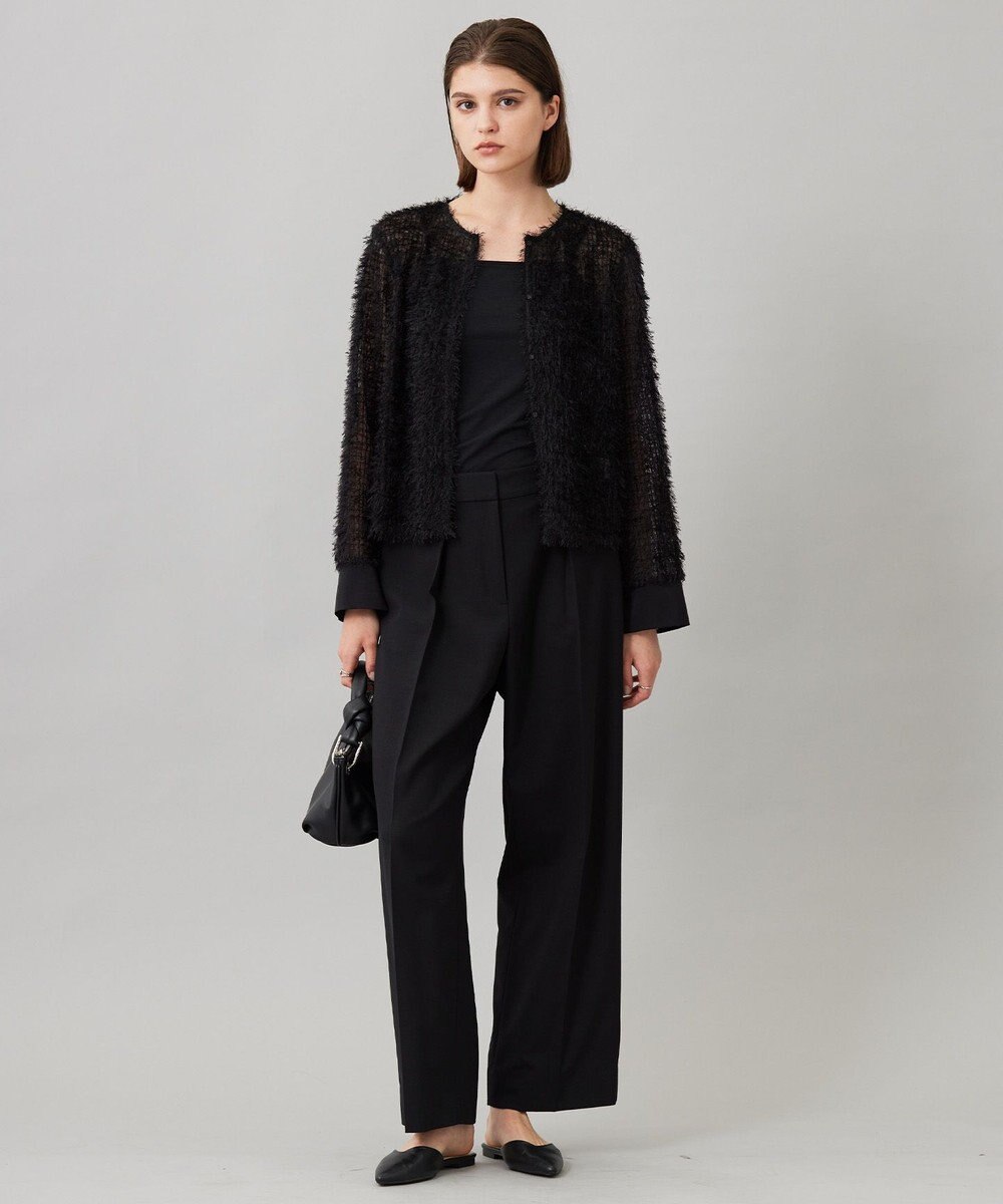 ICB L 【洗える】 フェザーチュール ブラウス 