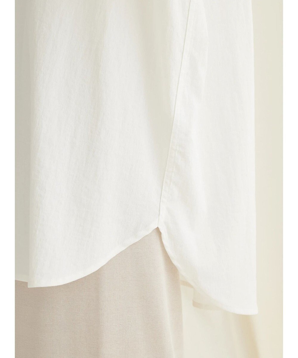 CRAFT STANDARD BOUTIQUE レーヨンデシンバンドカラーシャツ 