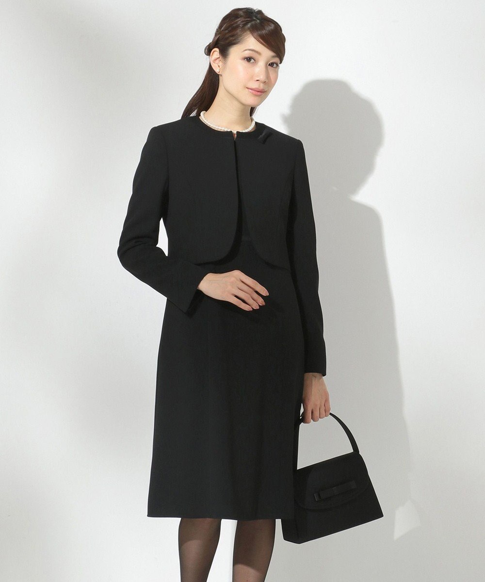 組曲 NOIR モランナ経二重 ジャケット+ワンピース 