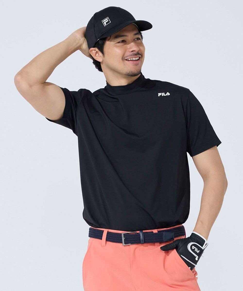 FILA GOLF／marie claire 【FILA GOLF】半袖モックネックシャツ 