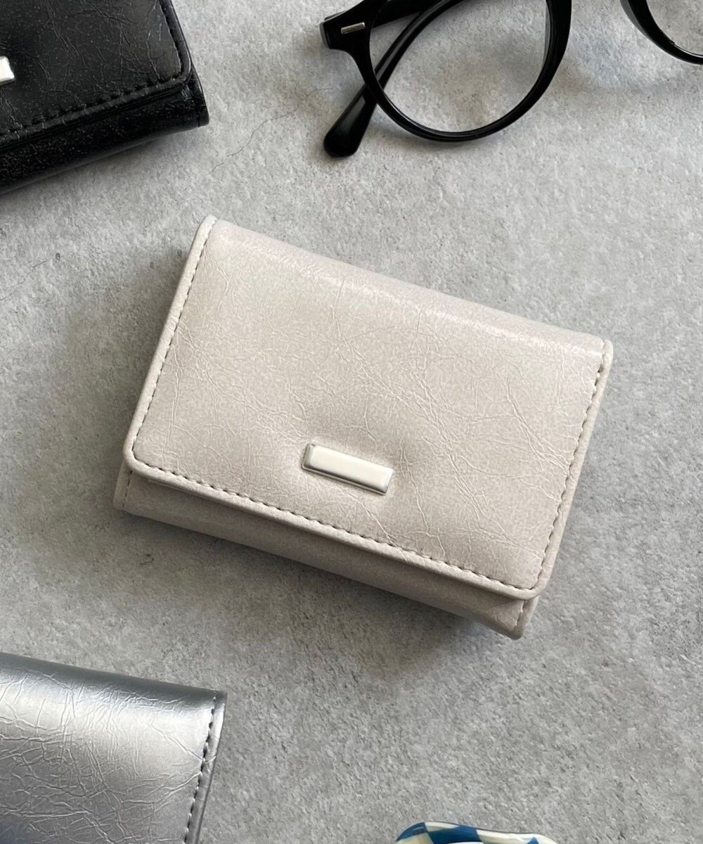 WEGO プレートフラップミニウォレット 