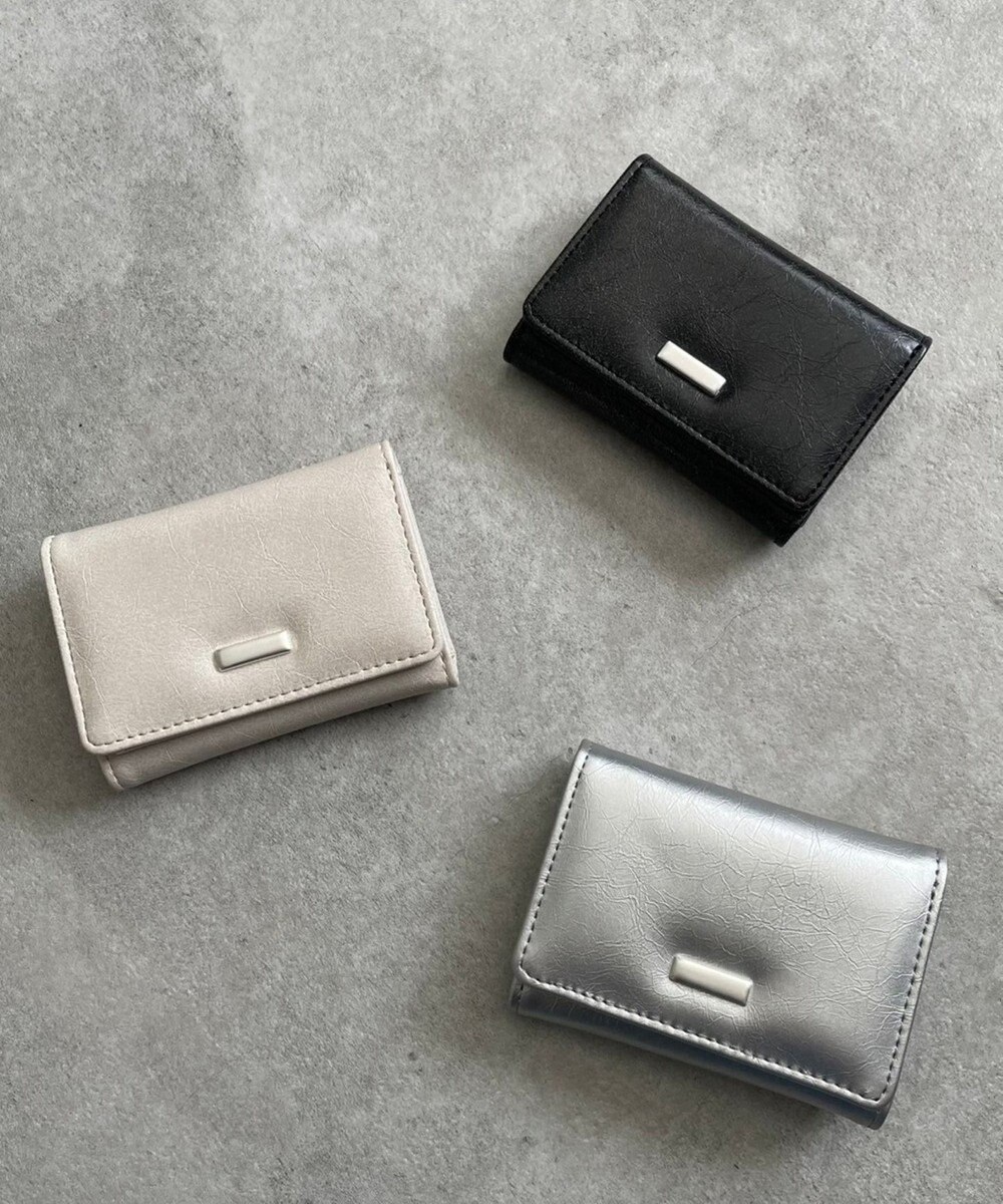 WEGO プレートフラップミニウォレット 