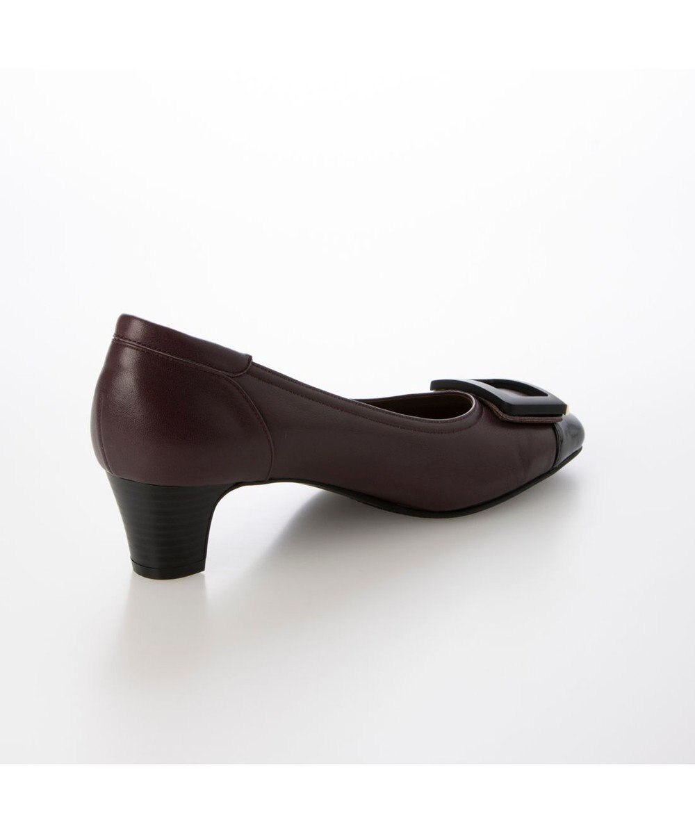 Riz raffinee <Riz raffinee>【３E】エナメルコンビバックルパンプス 