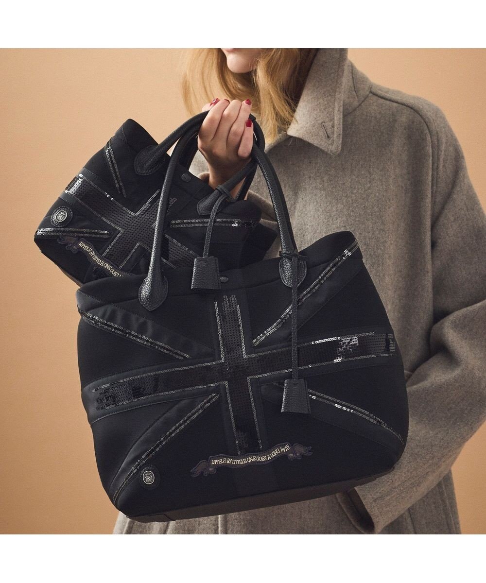 A.D.M.J. 【魔法の様に軽い】マジックライト/ユニオンジャックキューブトート34cm 