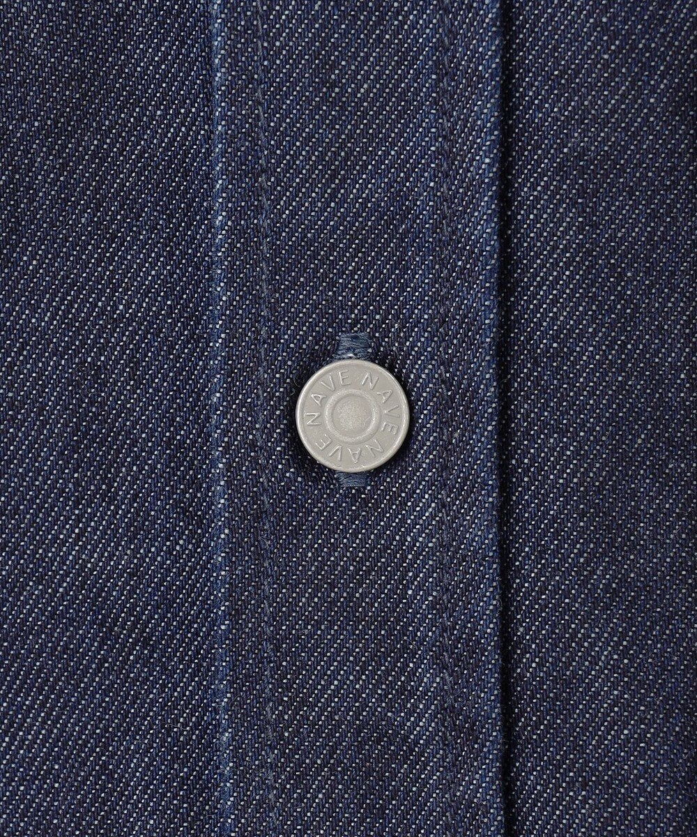 NAVE 【ReNave・セットアップ可/洗える】マーセライズデニムシャツ 