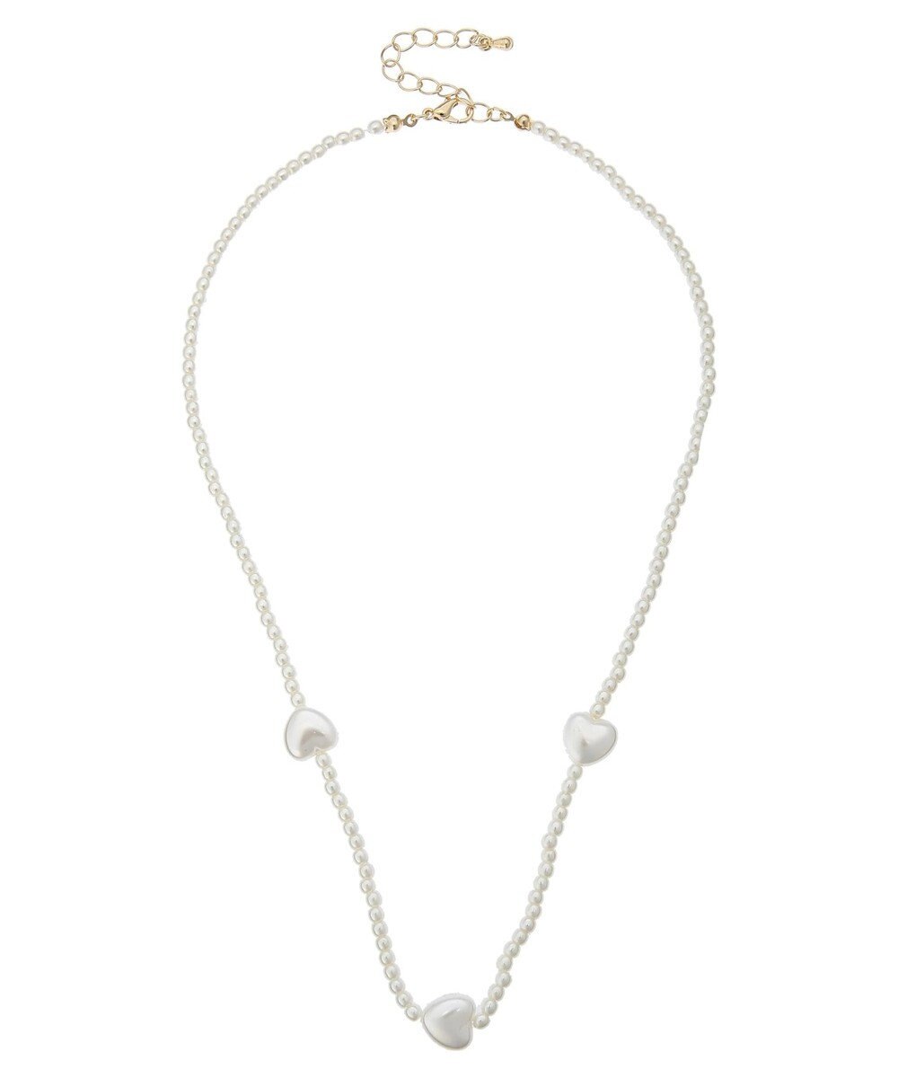 Green Parks ・ＨＡＬＦ　ＴＩＭＥ　ベビーパールハートネックレス 