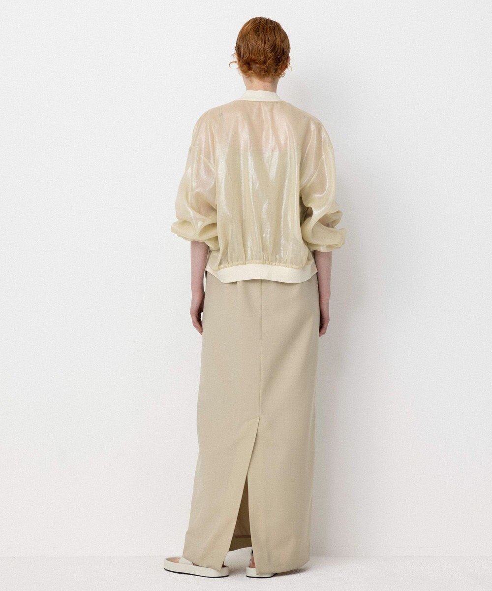 NAVE 【Nave・シアー素材】ラメボイル ブルゾン 