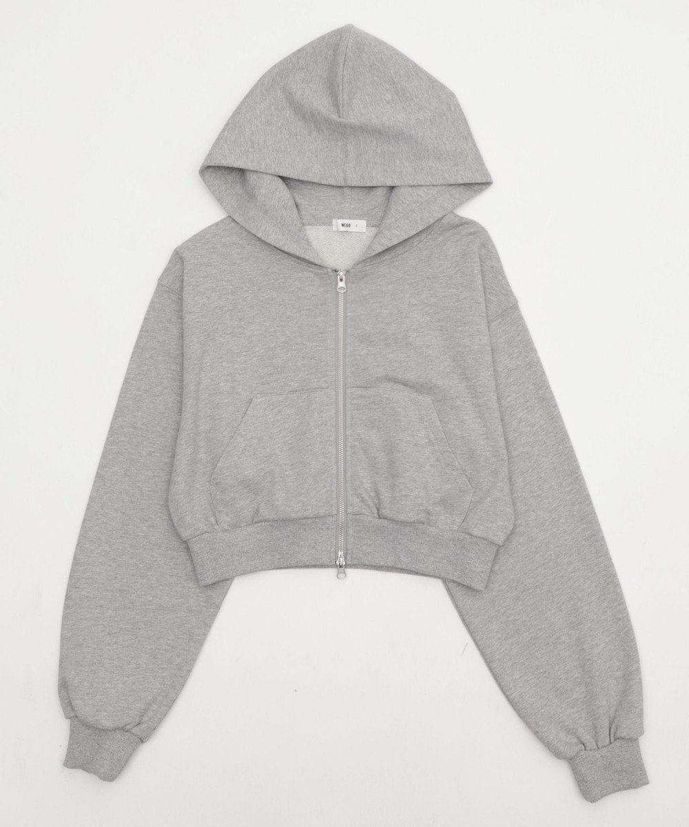 WEGO ショートZIPパーカー 