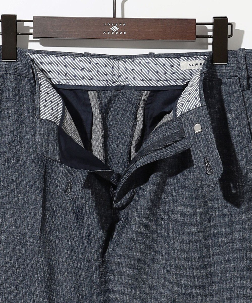 JOSEPH ABBOUD 清涼感【ウエストも伸びる!/弱撥水/イージーケア/軽量/ストレッチ】クールピケ パンツ 