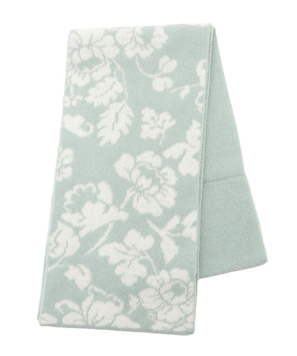 MOONBAT mila schon カシミヤ100%ジャカードプチマフラー 