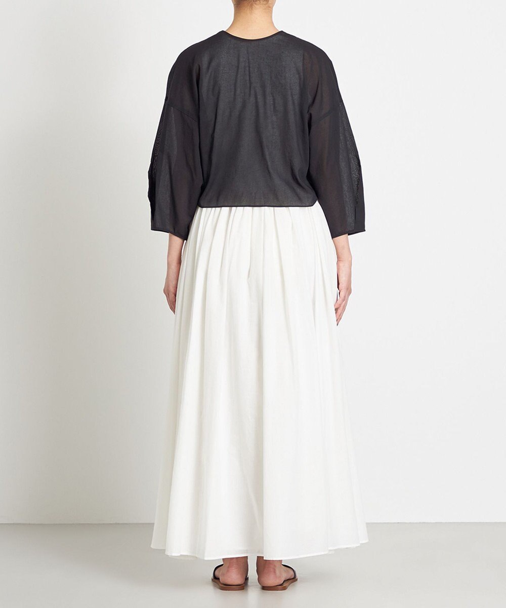 NAVE 【Nave 　洗える】マルチウェイシアーブラウス 