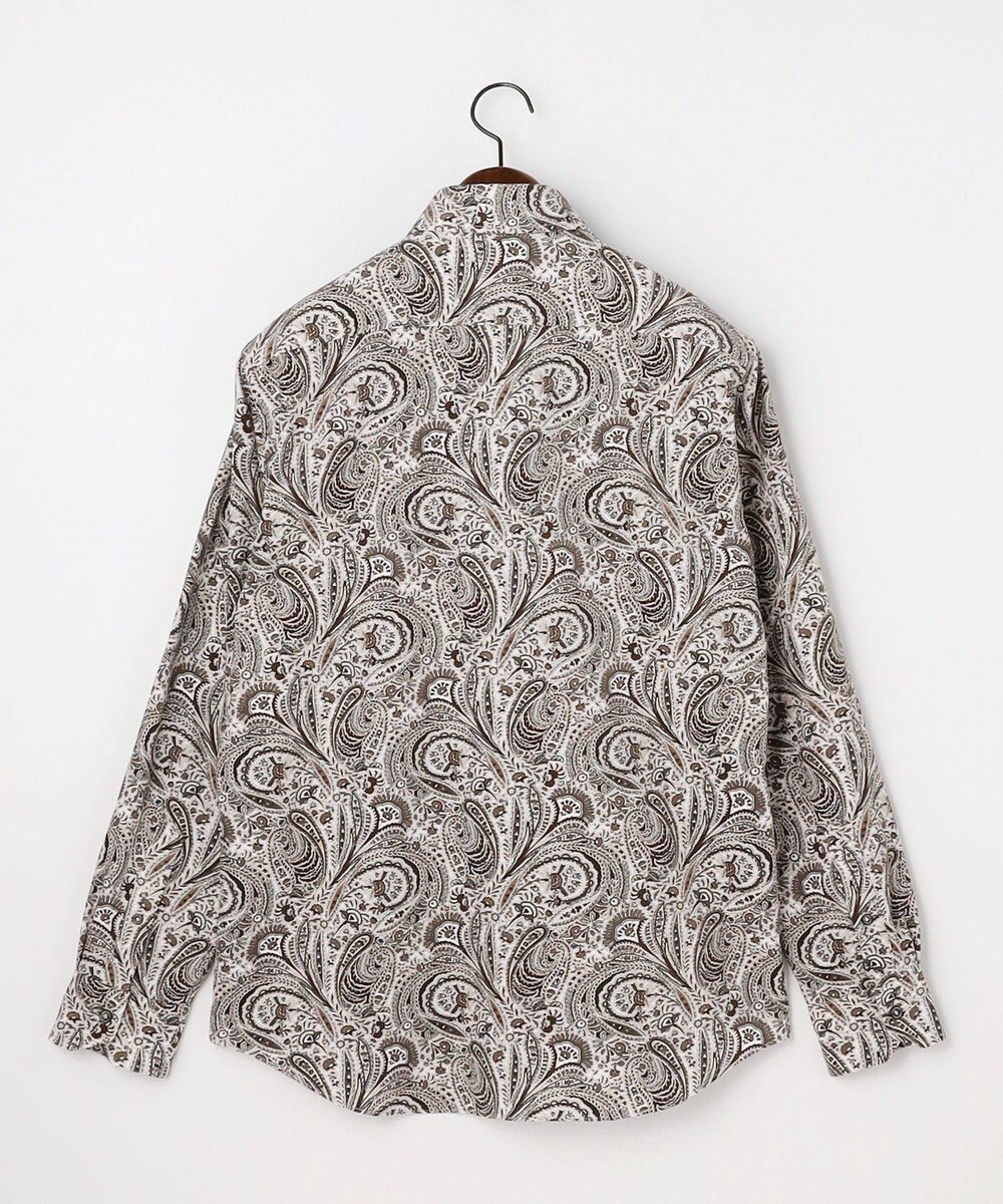 JOSEPH ABBOUD 【LIBERTY・綿100％】リバティペイズリープリントコーデュロイ シャツ 