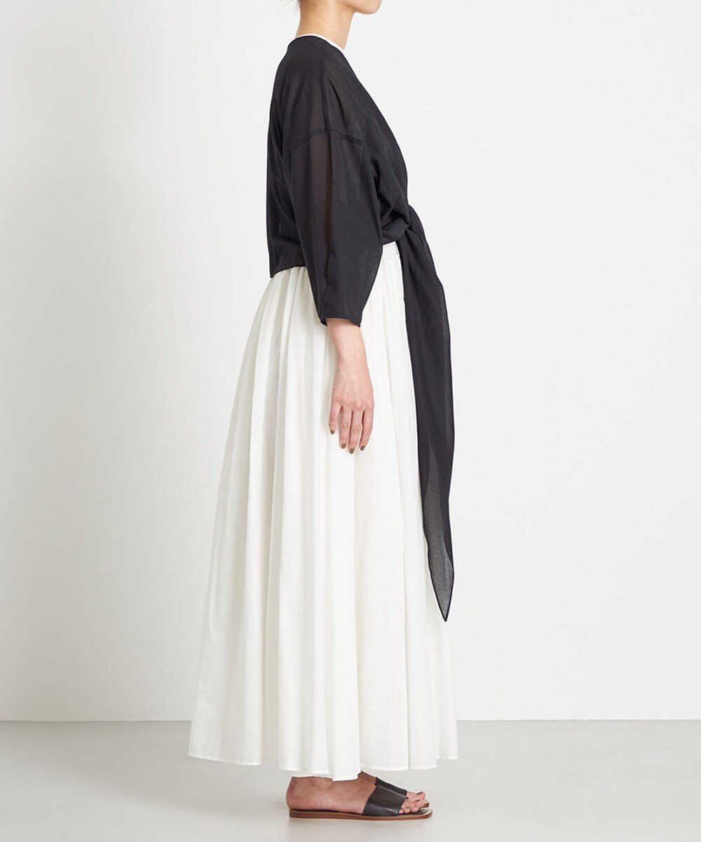 NAVE 【Nave 　洗える】マルチウェイシアーブラウス 