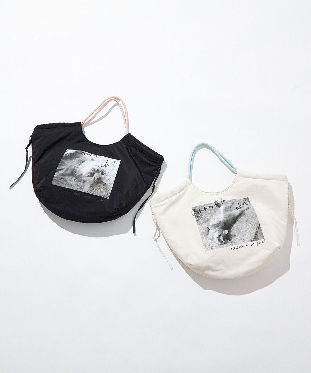 ANY SIS 【貴島明日香さんコラボ】キャットラウンド トートバッグ 