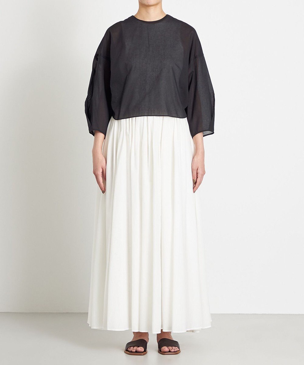 NAVE 【Nave 　洗える】マルチウェイシアーブラウス 