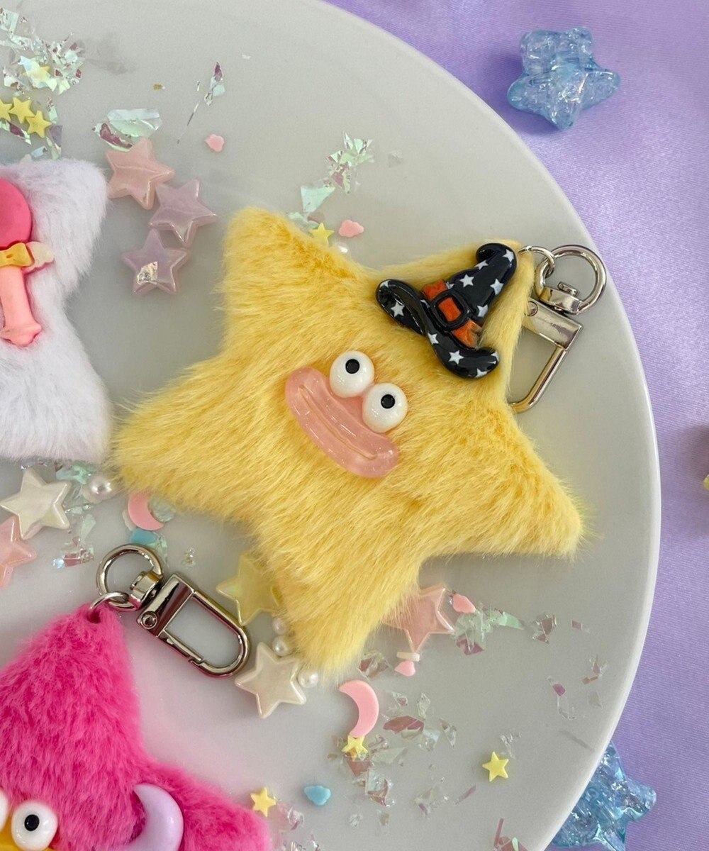 WEGO ミニお星さまモンスターぬいぐるみキーホルダー 