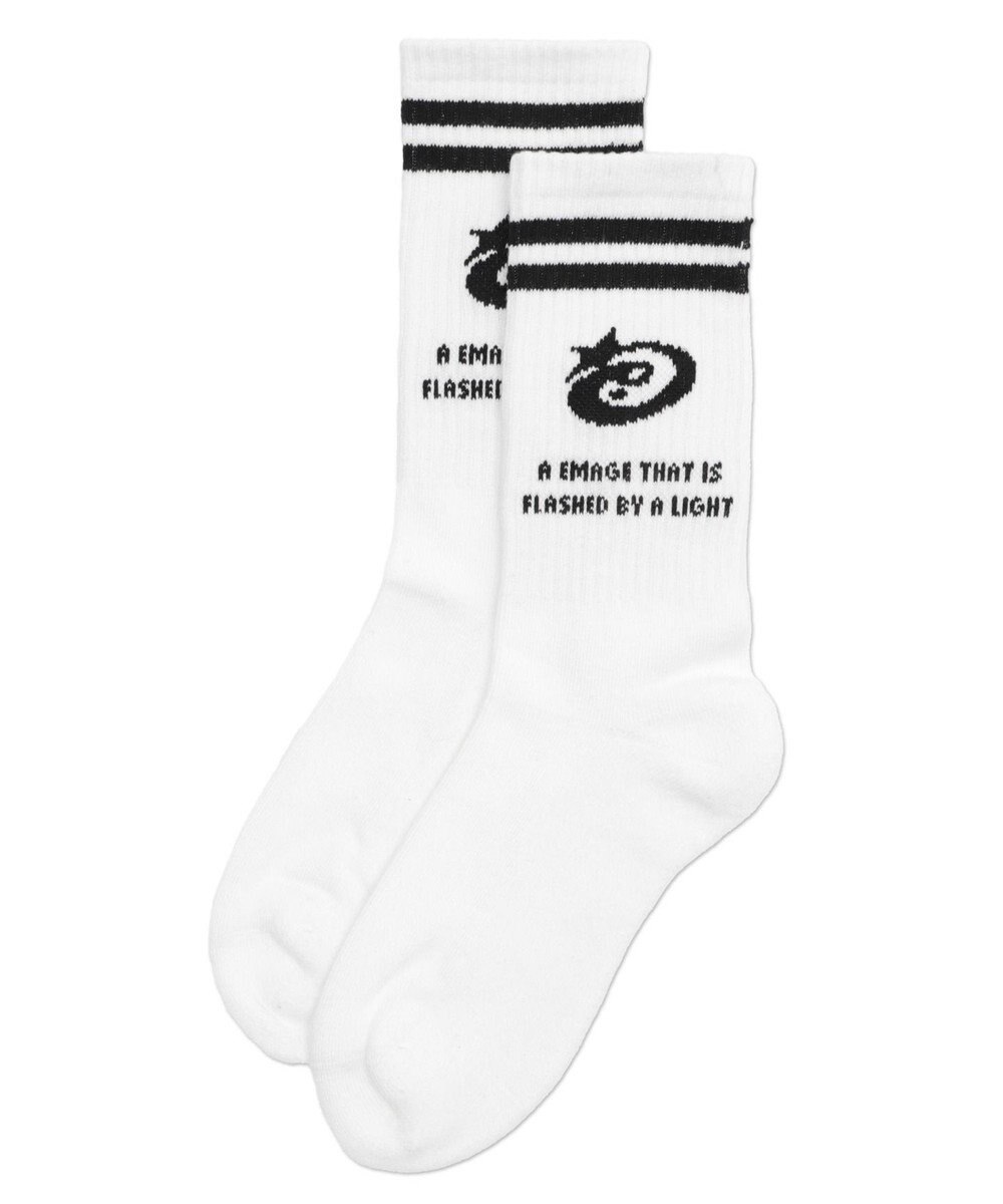 WEGO 2ラインデザインソックス 