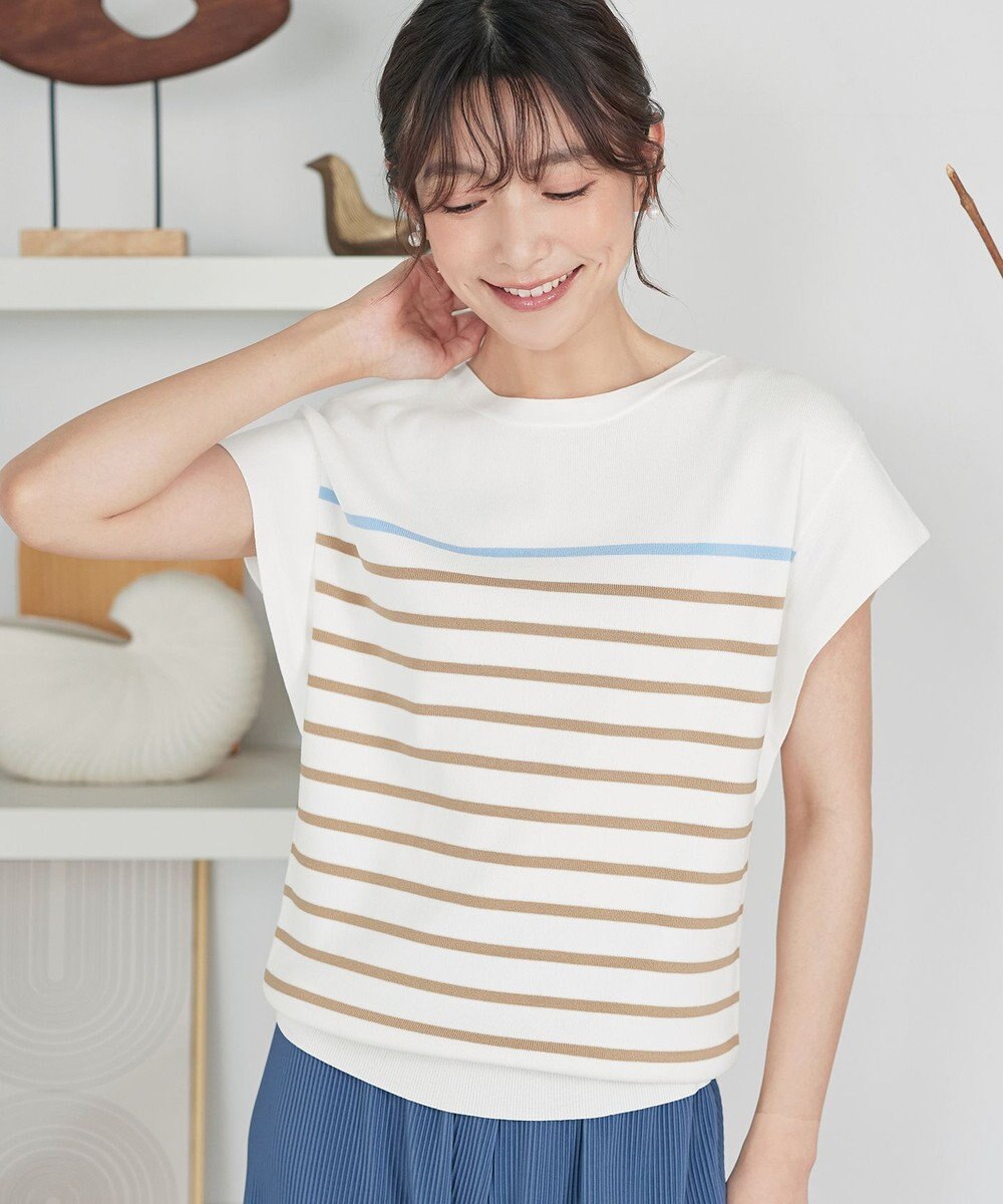 Tiaclasse L フレンチニットプルオーバー 
