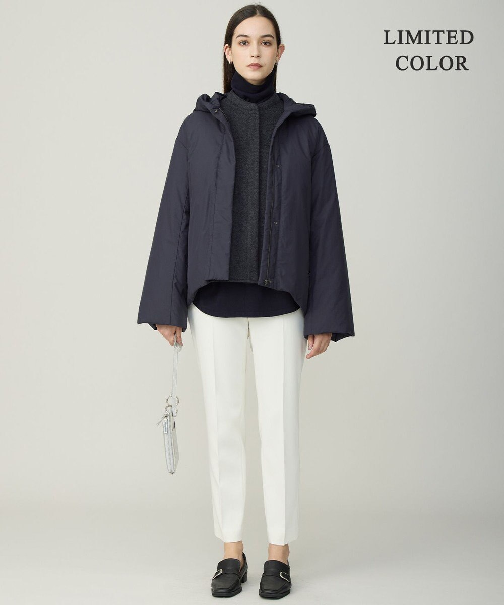 ICB 【WEB限定カラーあり・撥水加工】ADSダウン フーデットミドル丈コート 