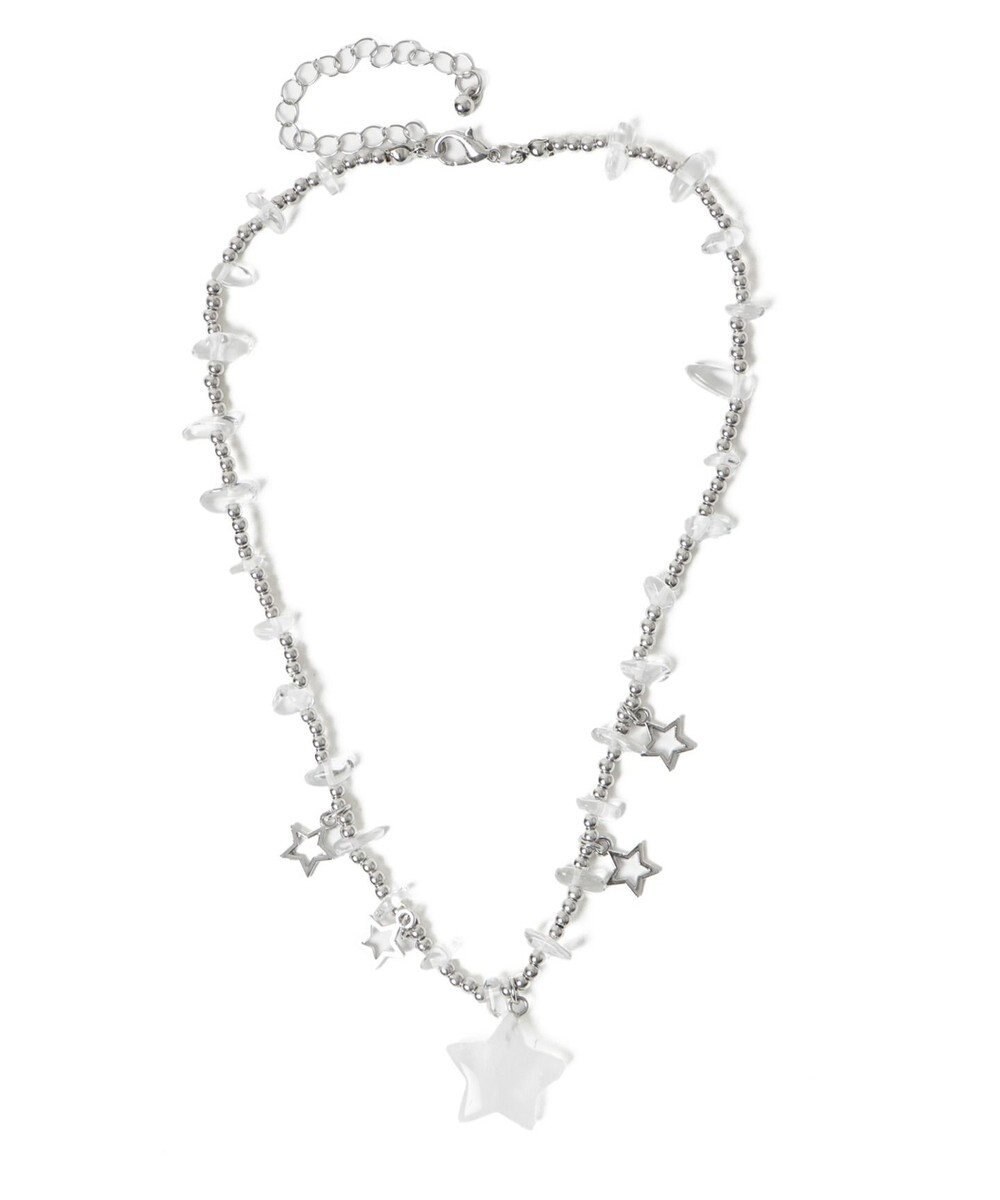 WEGO Lスターストーンデザインネックレス 