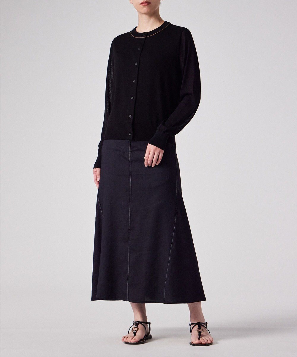 Paul Smith 【洗える】シアー コンビネーション カーディガン 