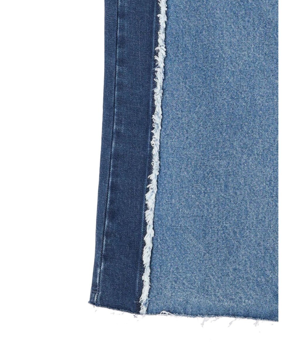 earth music&ecology Ｌｅｅ×ｅ．ｍ．ａ．ｅ　切替デニムスカート 